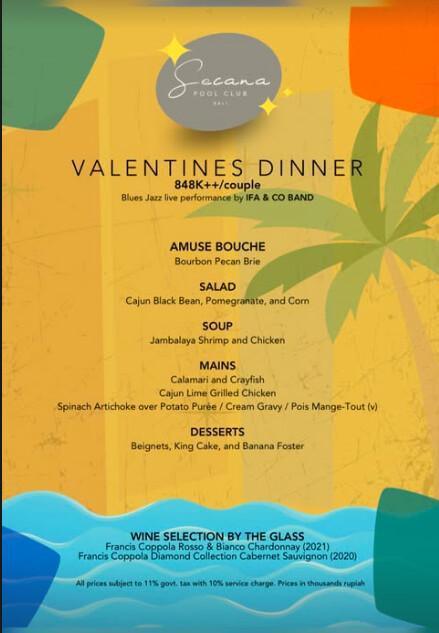 Valentine's Dinner at Secana Rooftop