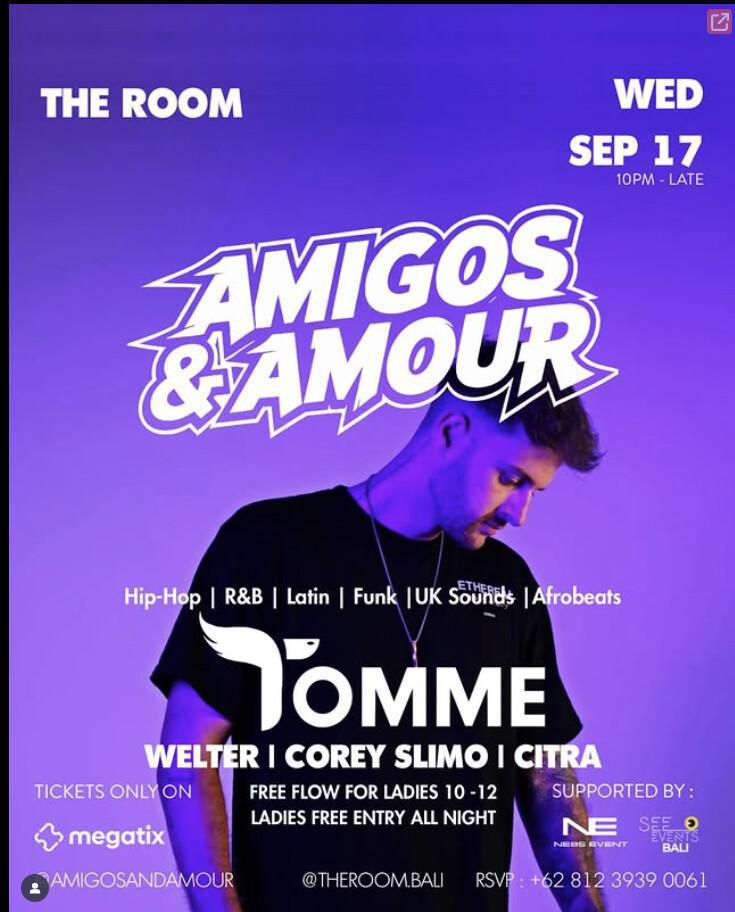 Amigos & Amour at The Room Bali