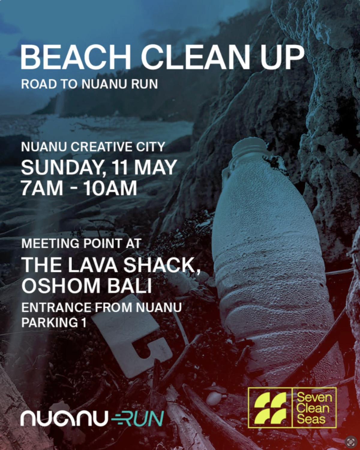 Beach Clean Up at Nuanu Creative City