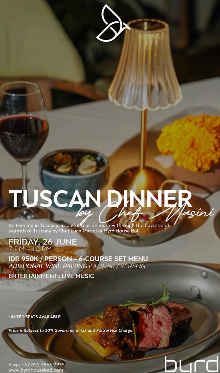 Tuscan dinner at Byrd House Tuscan dinner at Byrd House