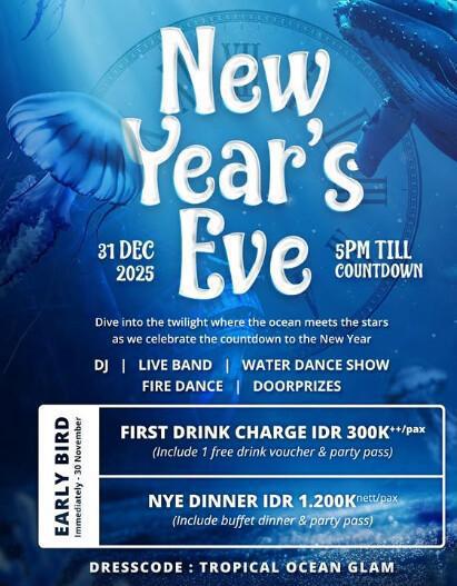 NYE at Vue Beach Club 