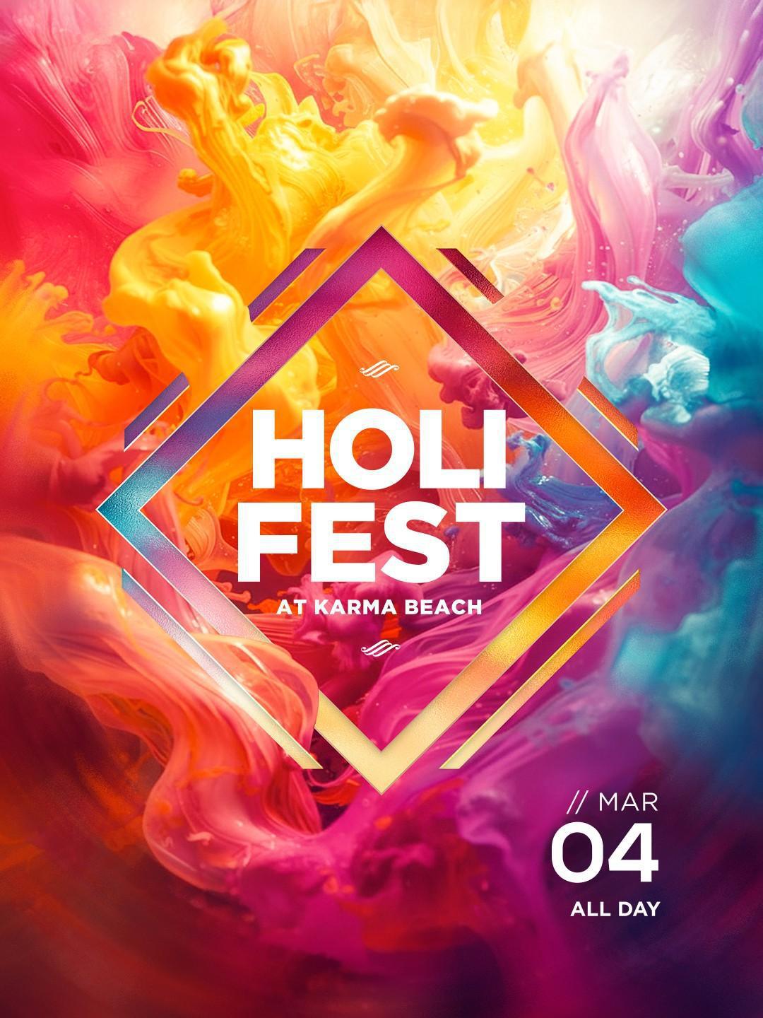 Holi Fest at Karma Beach Bali Holi Fest at Karma Beach Bali