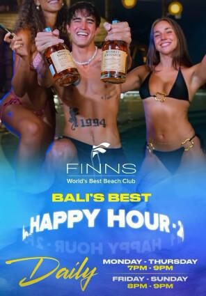 Happy Hour at FINNS Beach Club by SEE Events Bali