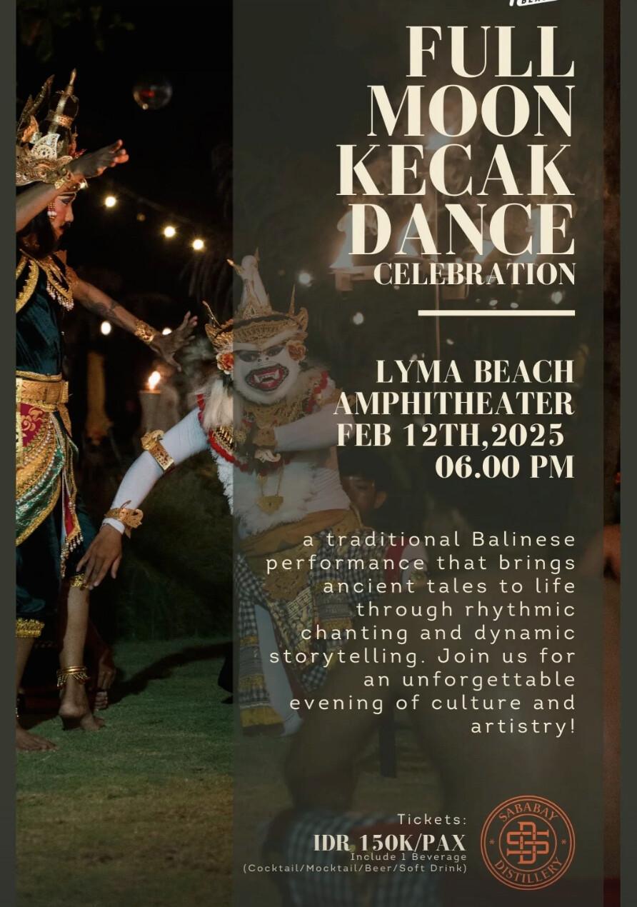 Full Moon Kecak Dance at Lyma Beach