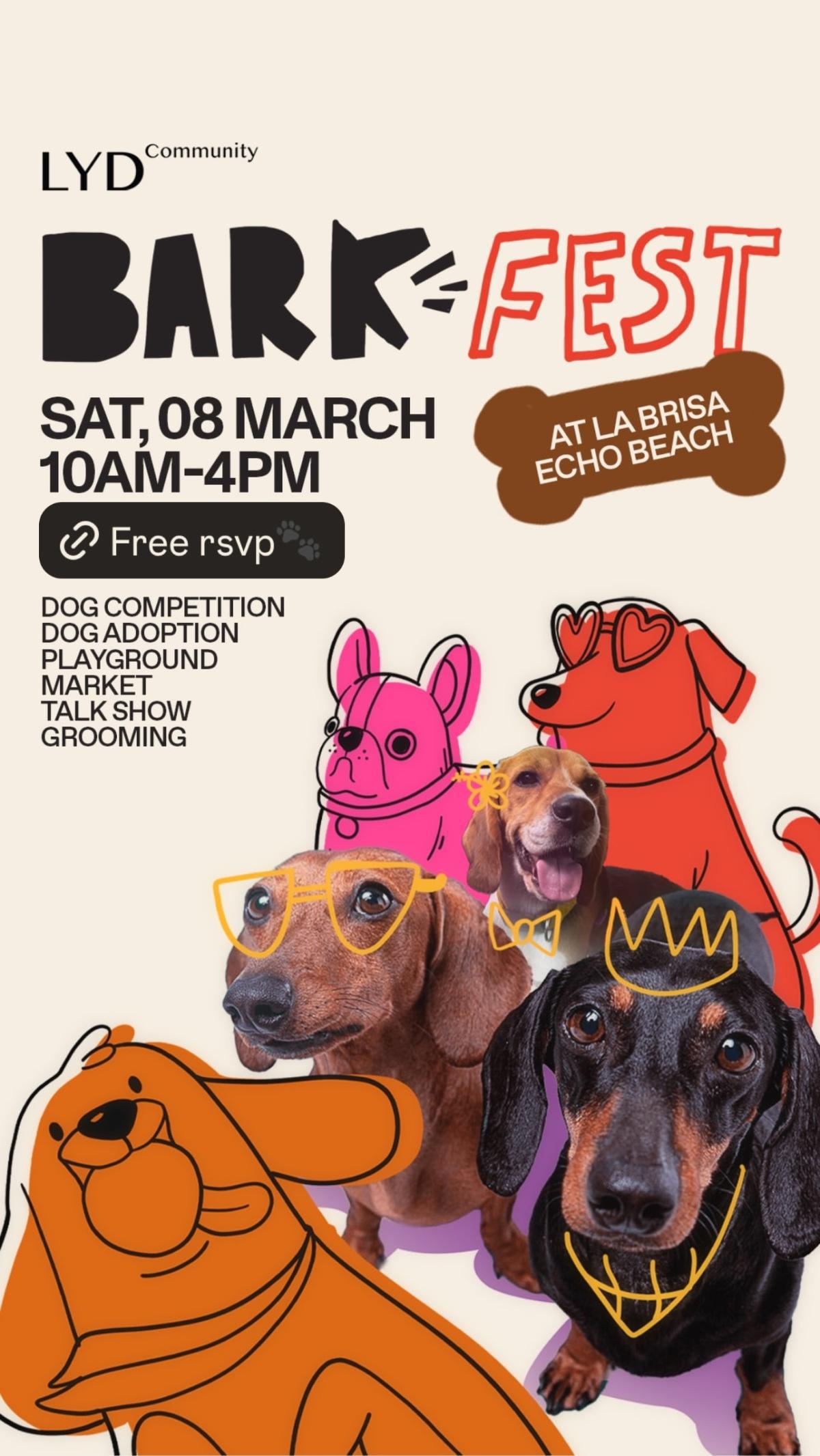 Bark fest at La Brisa