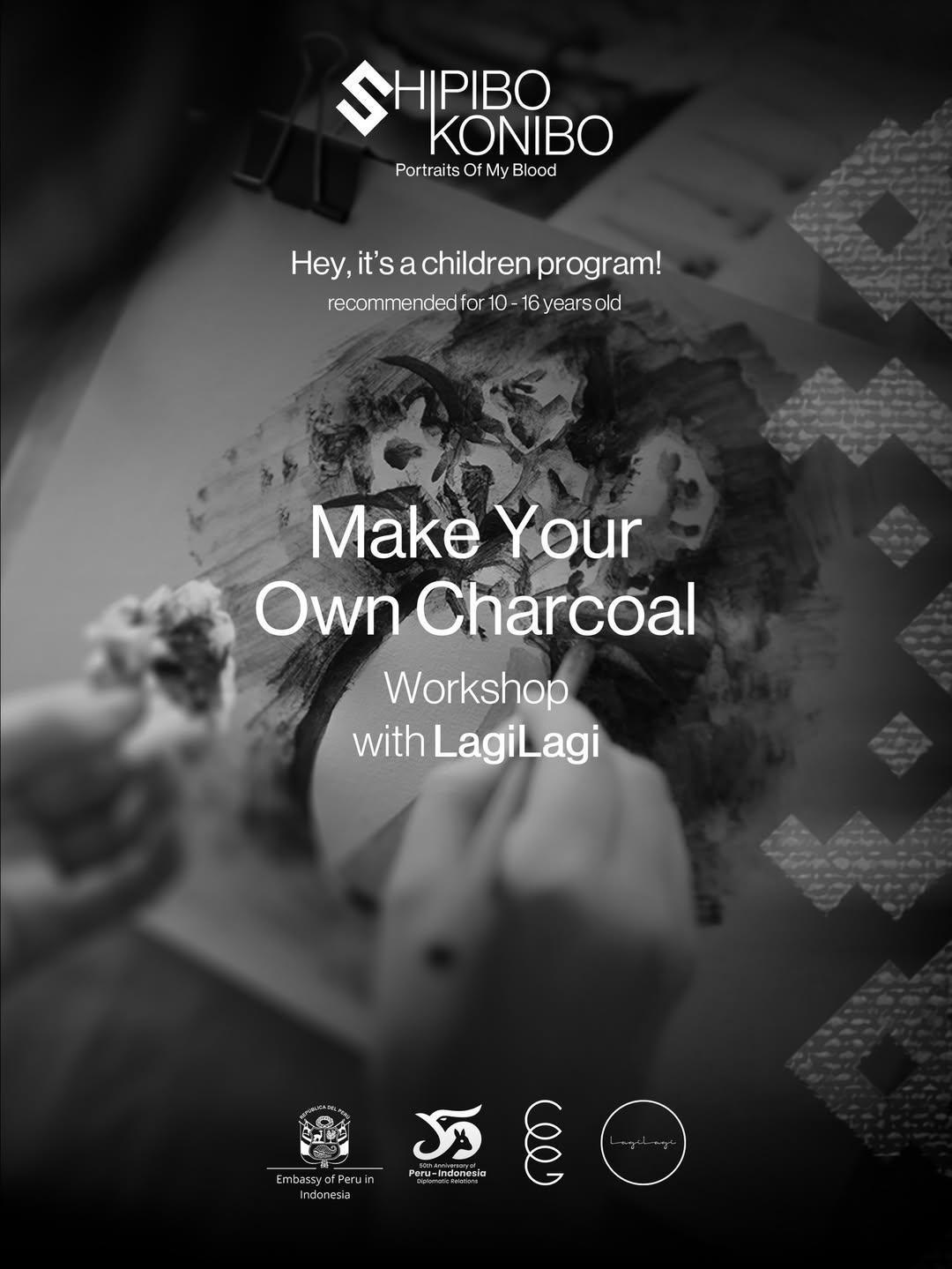 Make Your Own Charcoal at CushCush Gallery Make Your Own Charcoal at CushCush Gallery