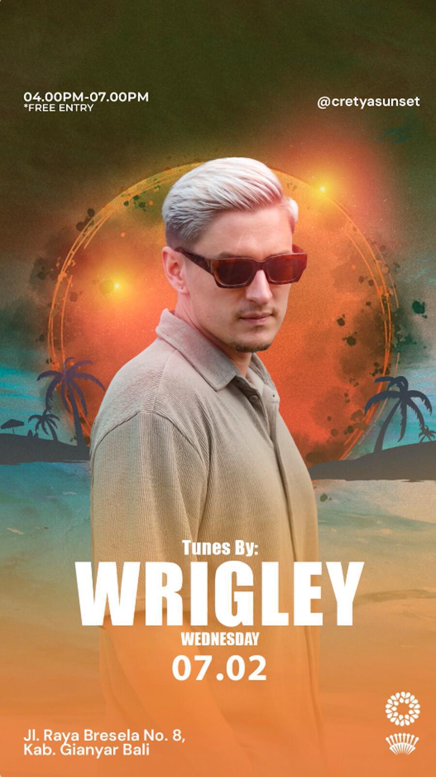Wrigley at Cretya Sunset