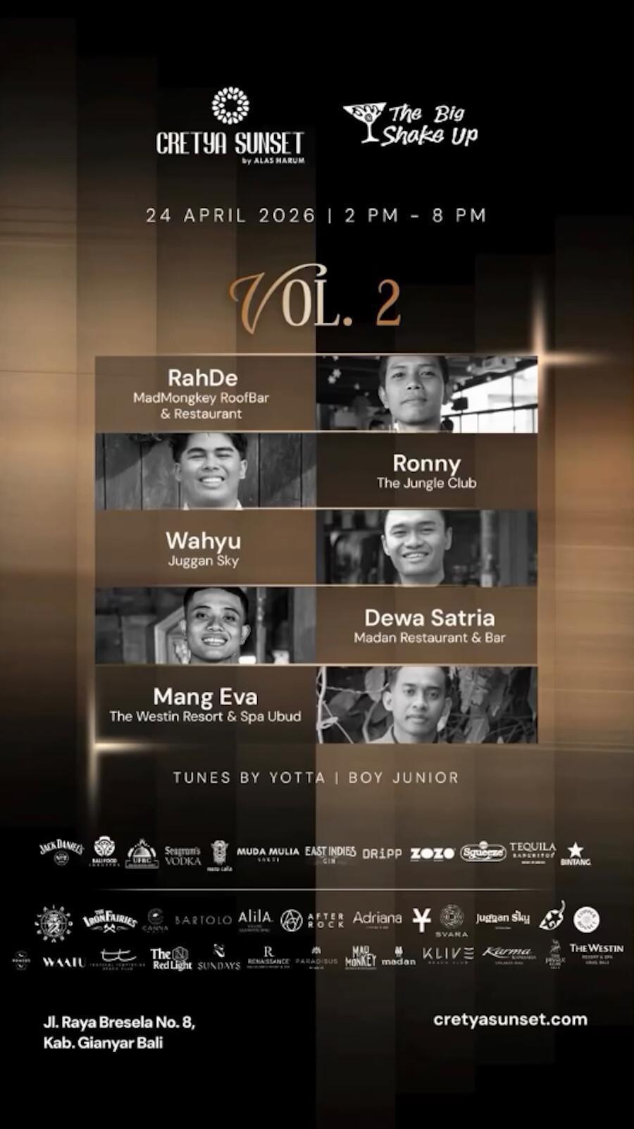 The Big Shake Up Vol. 2 at Cretya Sunset The Big Shake Up Vol. 2 at Cretya Sunset