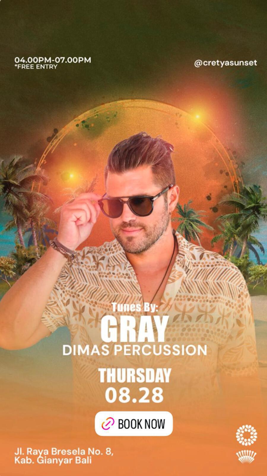 Gray at Cretya Sunset