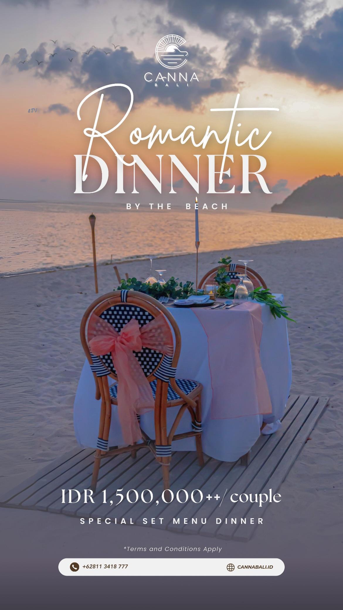 Romantic Dinner at Canna Bali