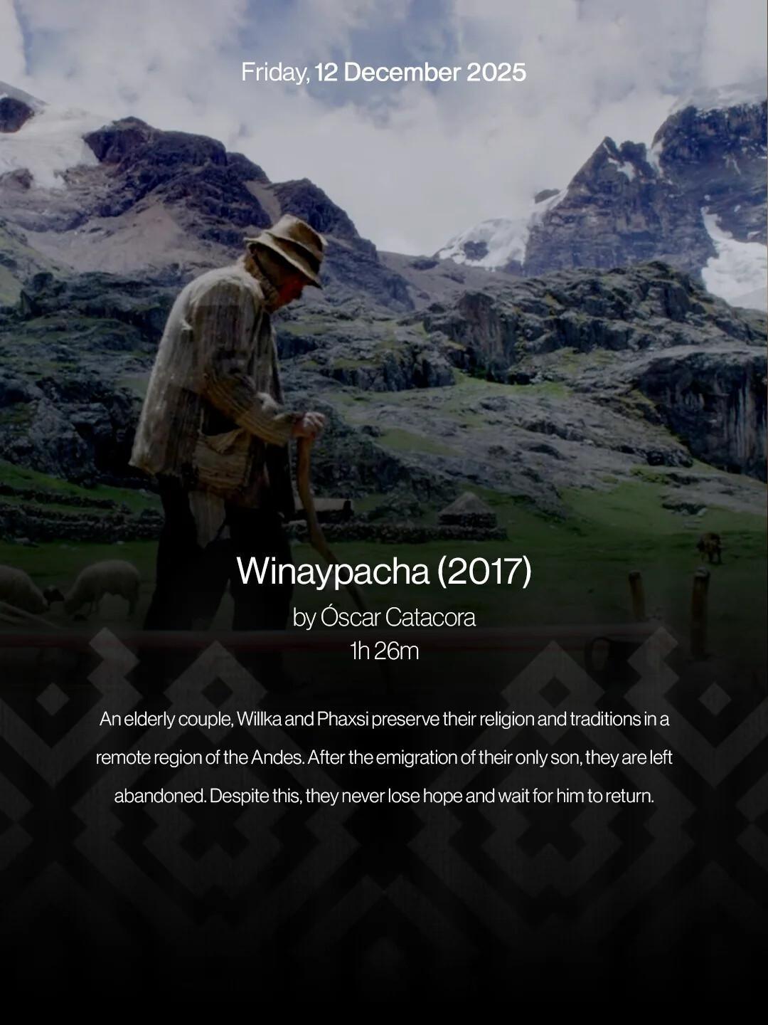 Peruvian Film Weekends at CushCush Gallery