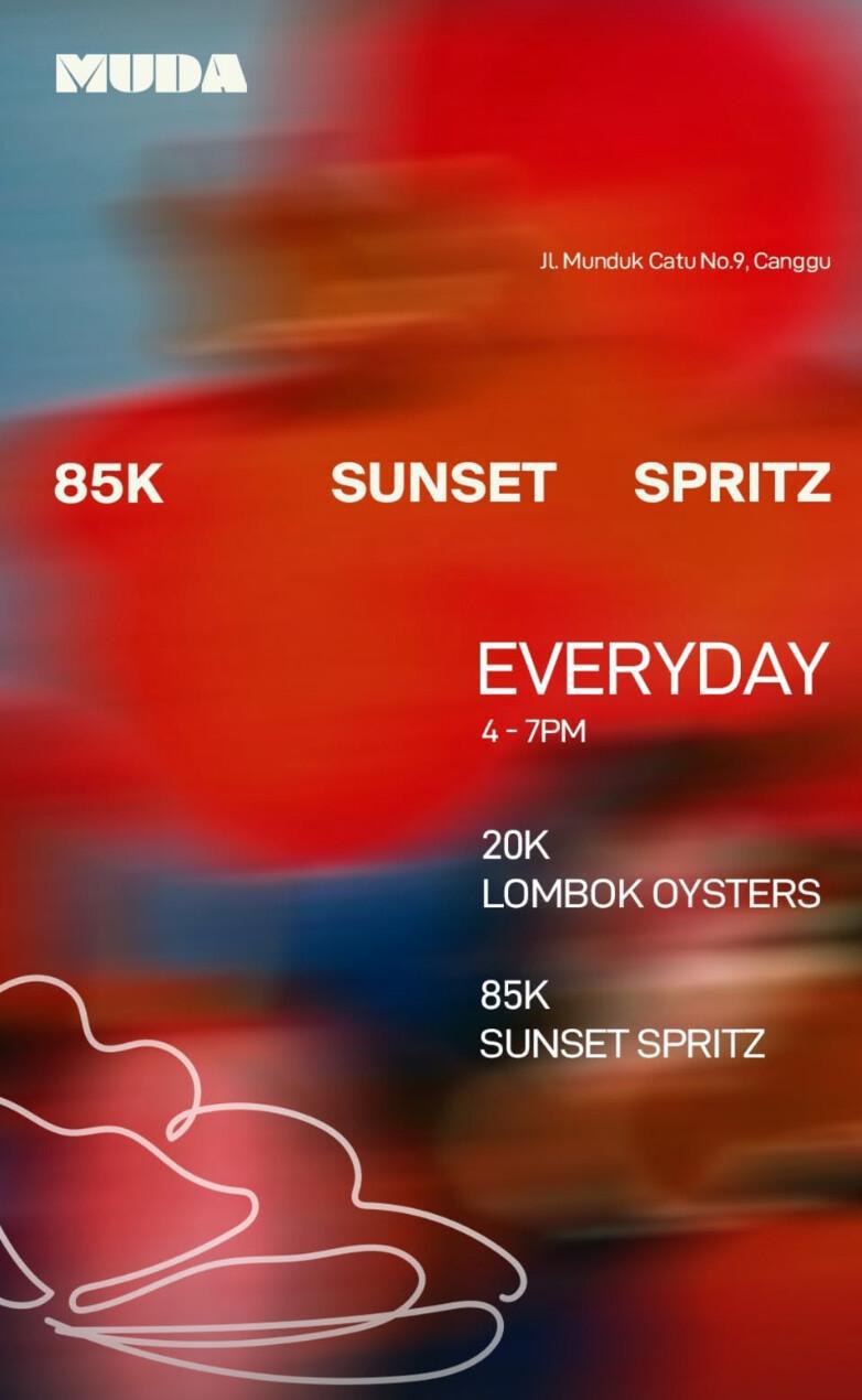 Sunset Spritz Promo at Muda by Suka