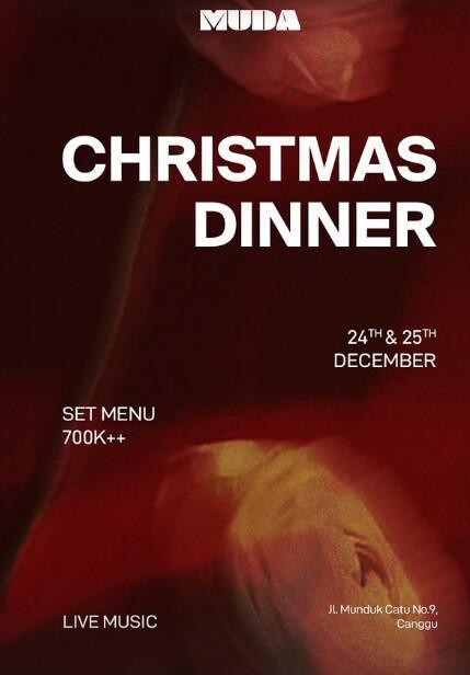 Christmas Dinner at Muda by Suka