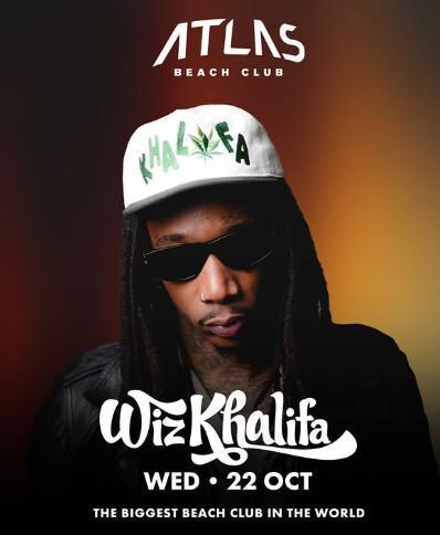 Wiz Khalifa at Atlas Beach Club