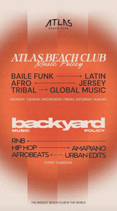 This Week at Atlas Beach Club