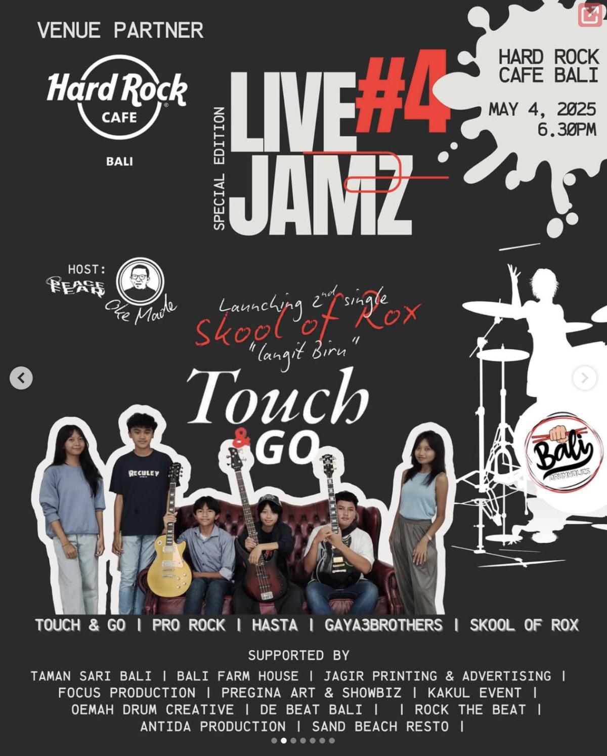 LIVE JAMZ at Hard Rock Cafe 