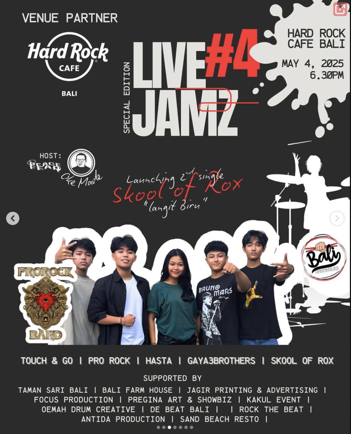 LIVE JAMZ at Hard Rock Cafe 