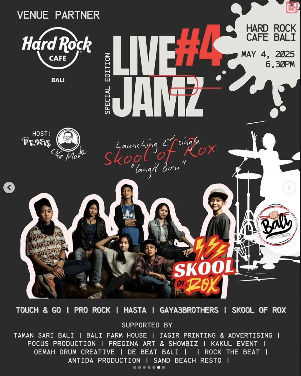LIVE JAMZ at Hard Rock Cafe 