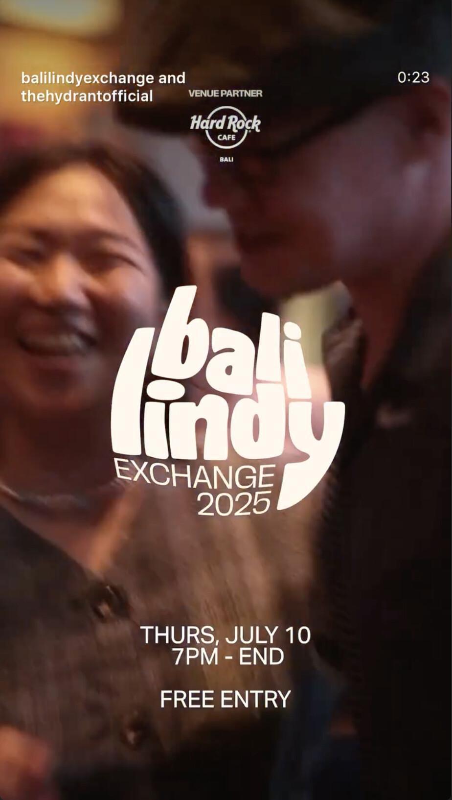 Bali Lindy at Hard Rock Cafe 