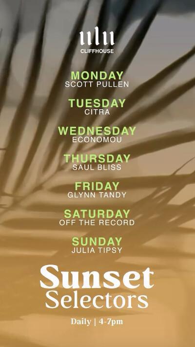 This week Sunsets at Ulu Cliffhouse 