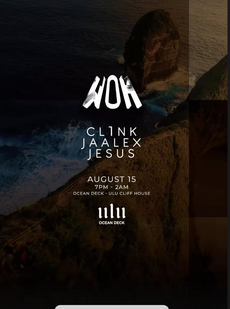 CLINK JAALEX JESUS at Ulu Cliffhouse