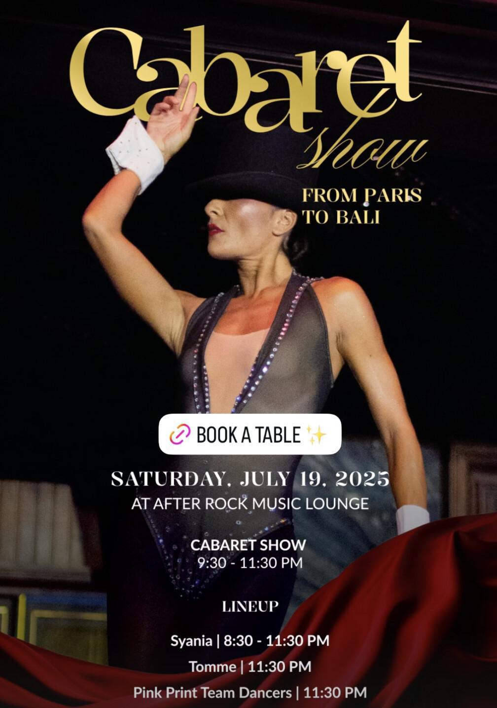 Cabaret Show at After Rock Bali