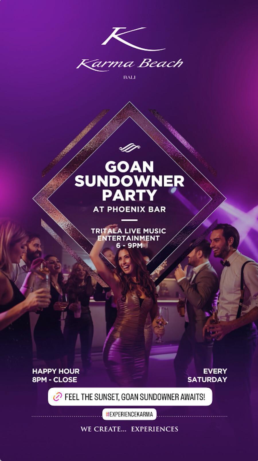 Goan Sundowner Party at Karma Kandara Bali