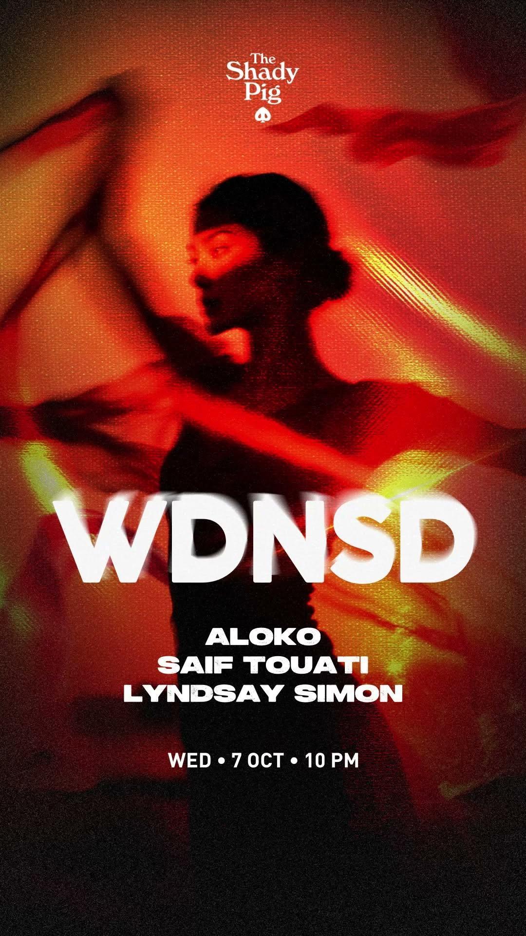 Wdnsd at The Shady Pig Berawa