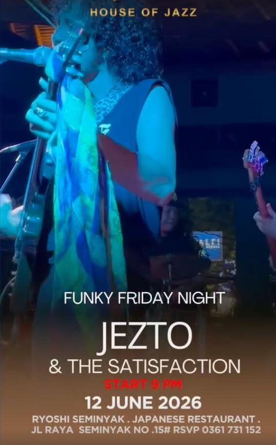 Ryoshi Funky Friday Night presents ORASARE band