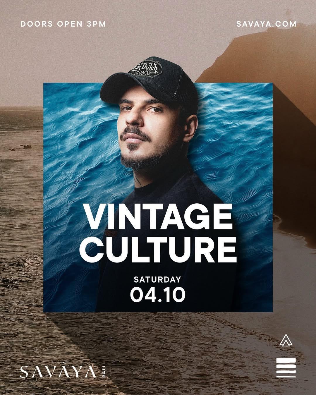 Vintage Culture at Savaya Bali 