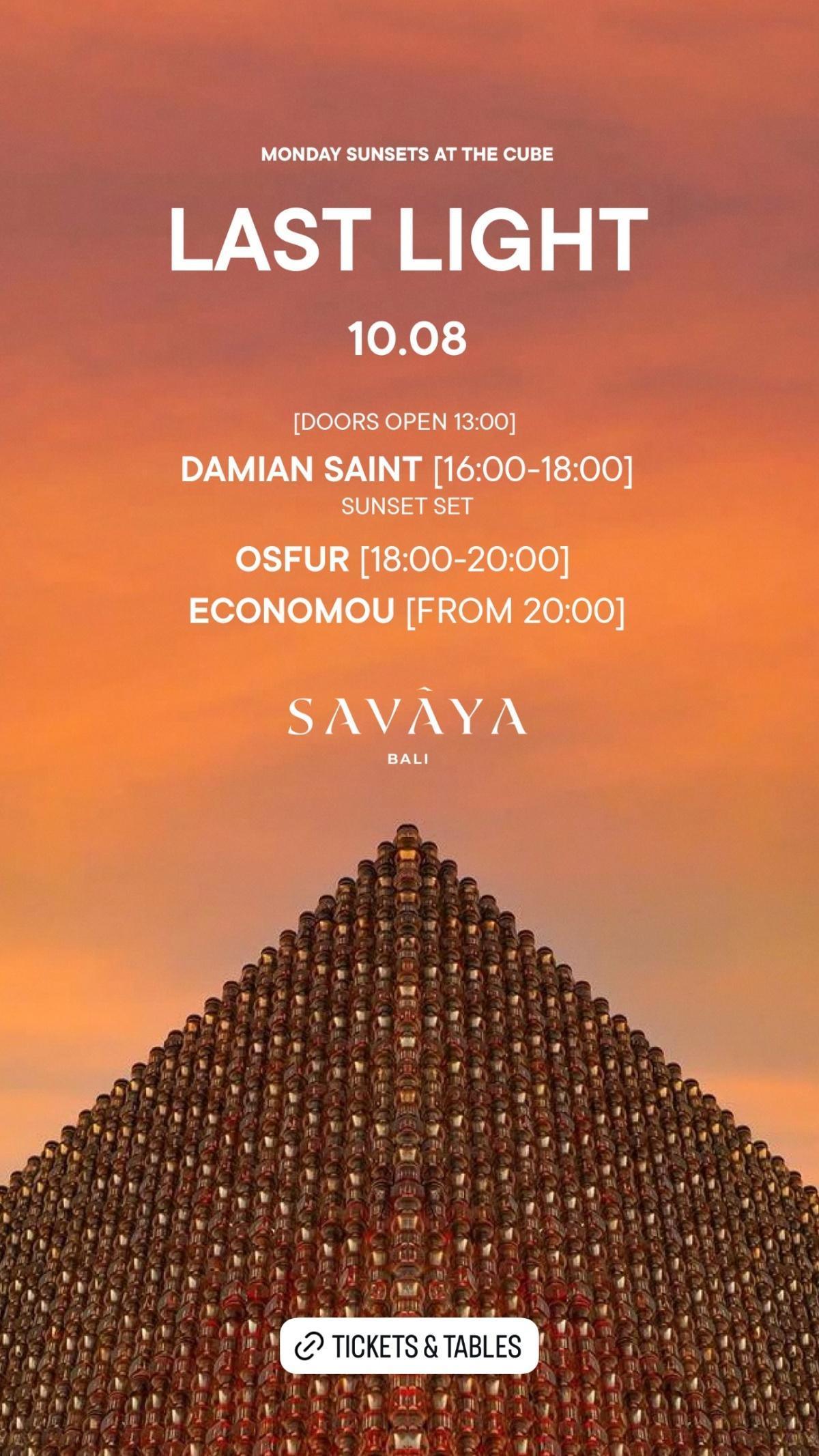 The Last Light at Savaya Bali