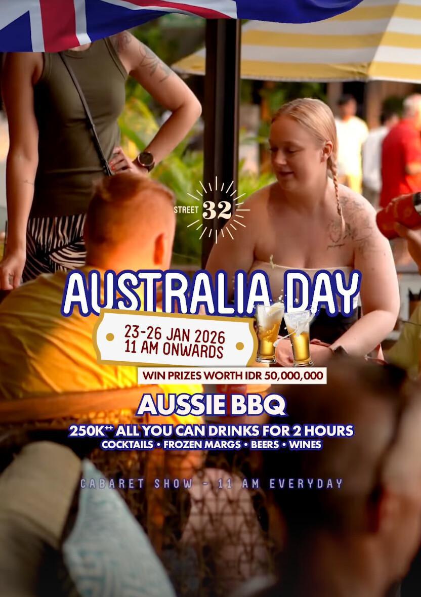 Australia Day at Mamaka Bali Australia Day at Mamaka Bali