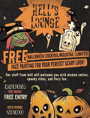 Halloween at Locca Sea House Bali