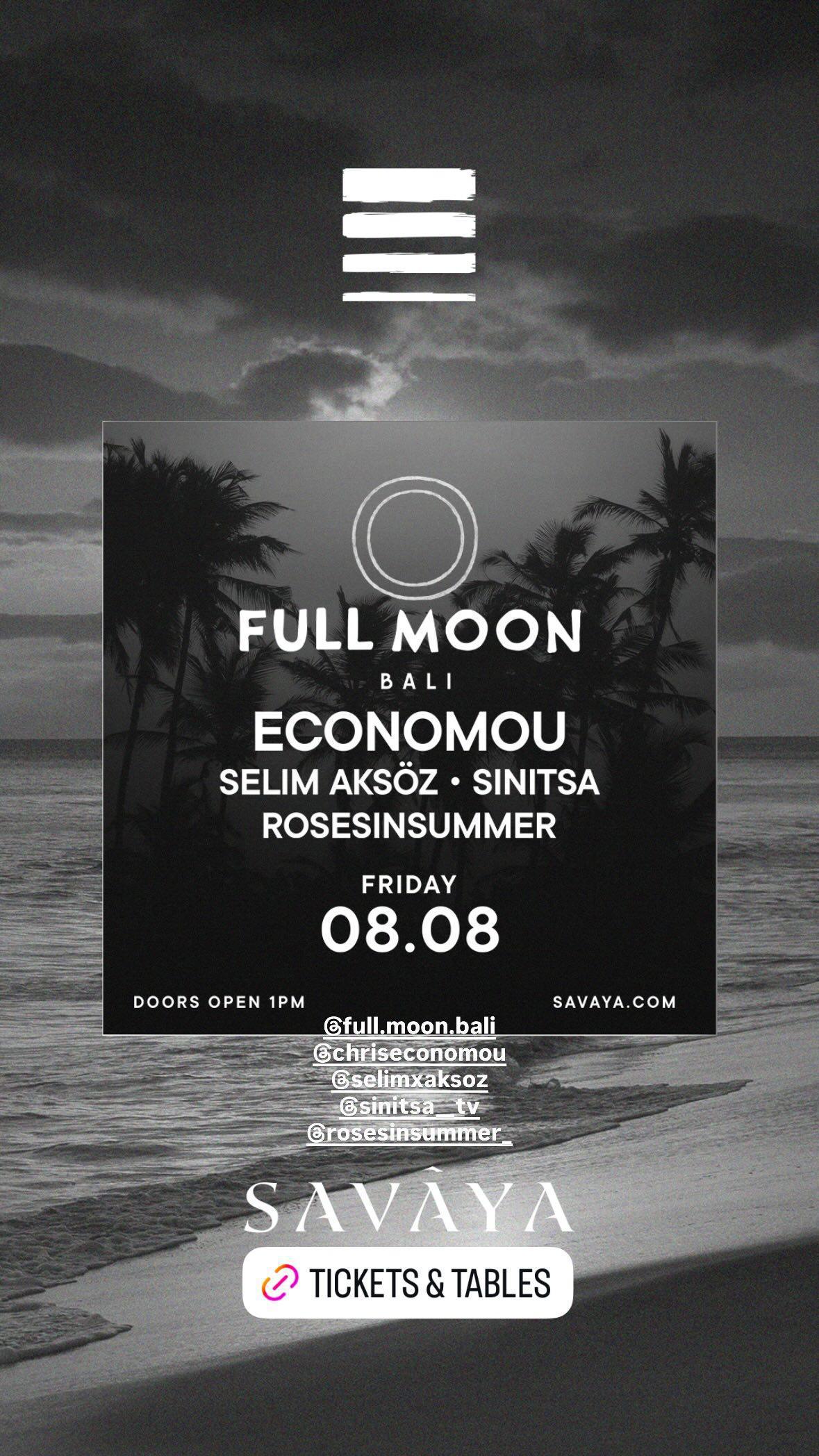 Full Moon at Savaya Bali