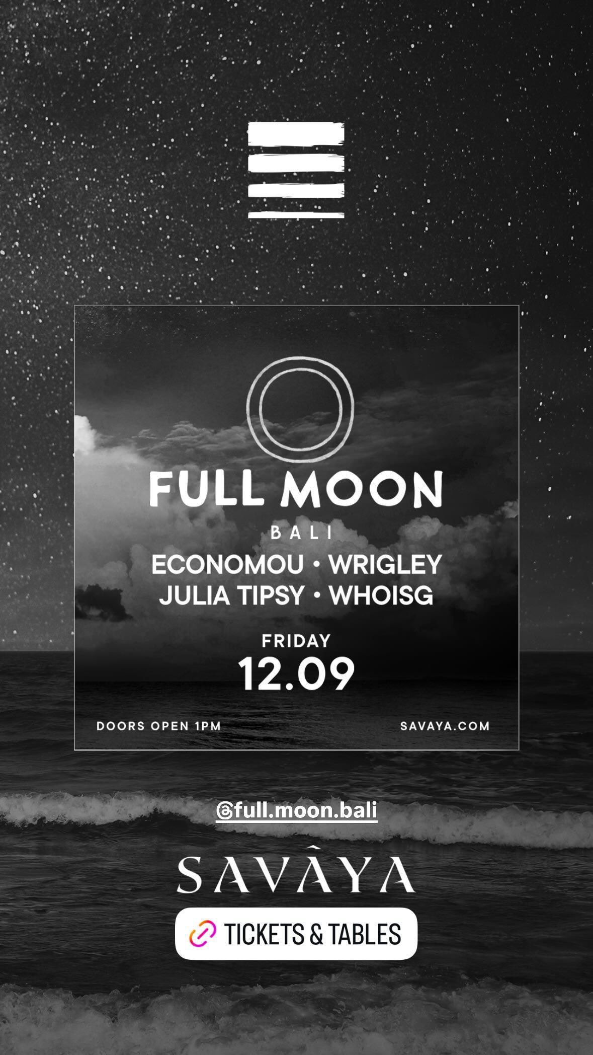 Full Moon at Savaya Bali