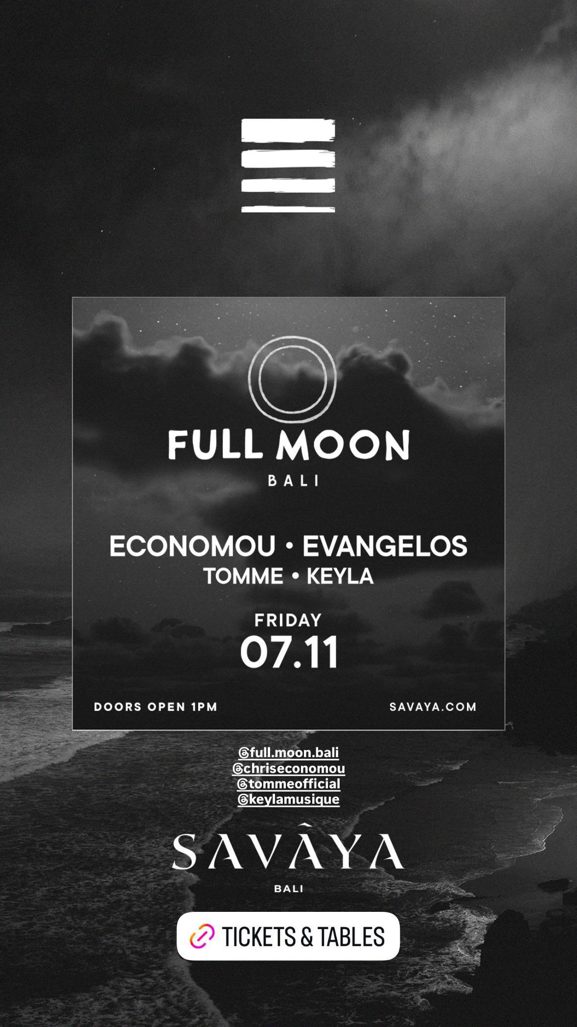 Full Moon at Savaya Bali