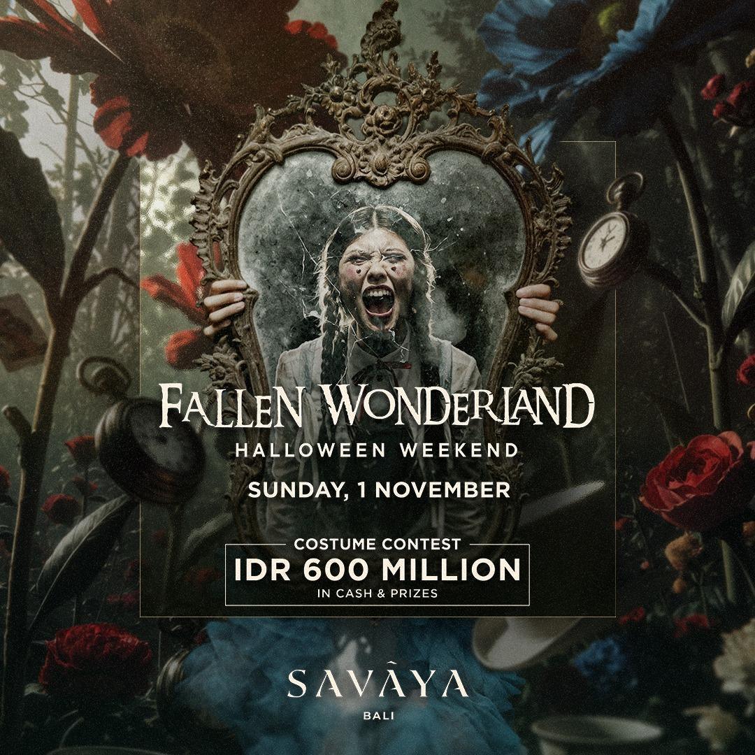 Fallen Wonderland Halloween Weekend at Savaya Bali