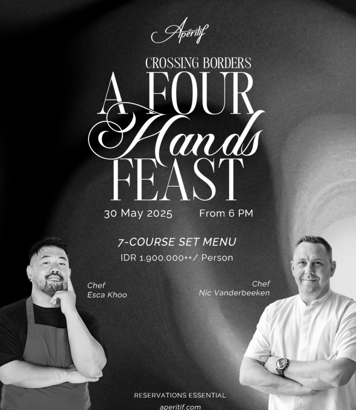 A Four Hands Feast at Aperitif Bali