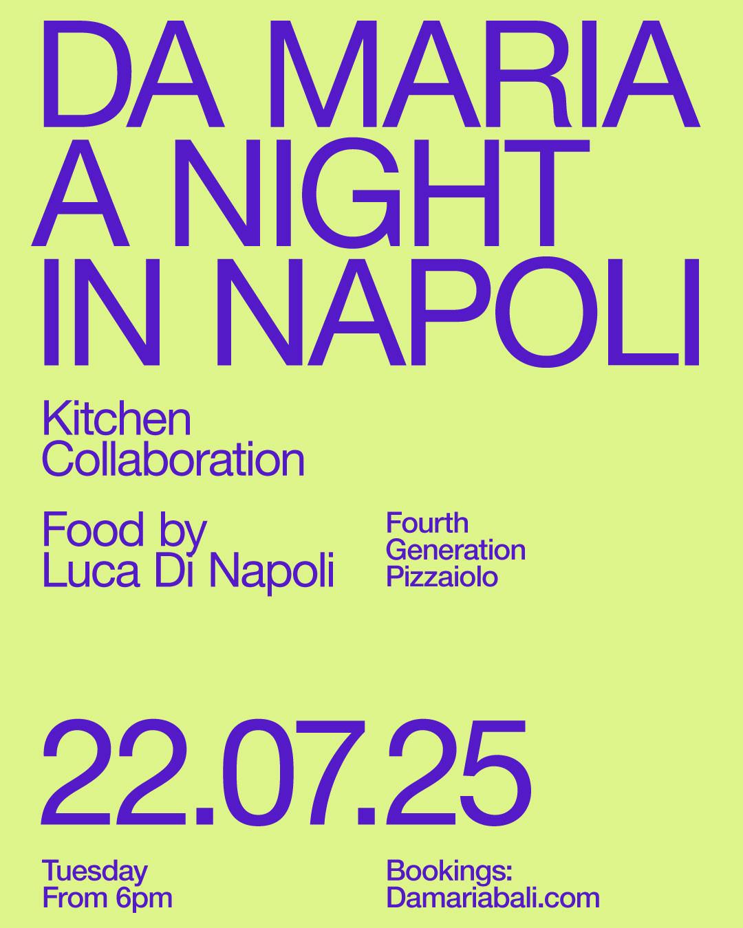 A NIGHT IN NAPOLI⁠ at Da Maria
