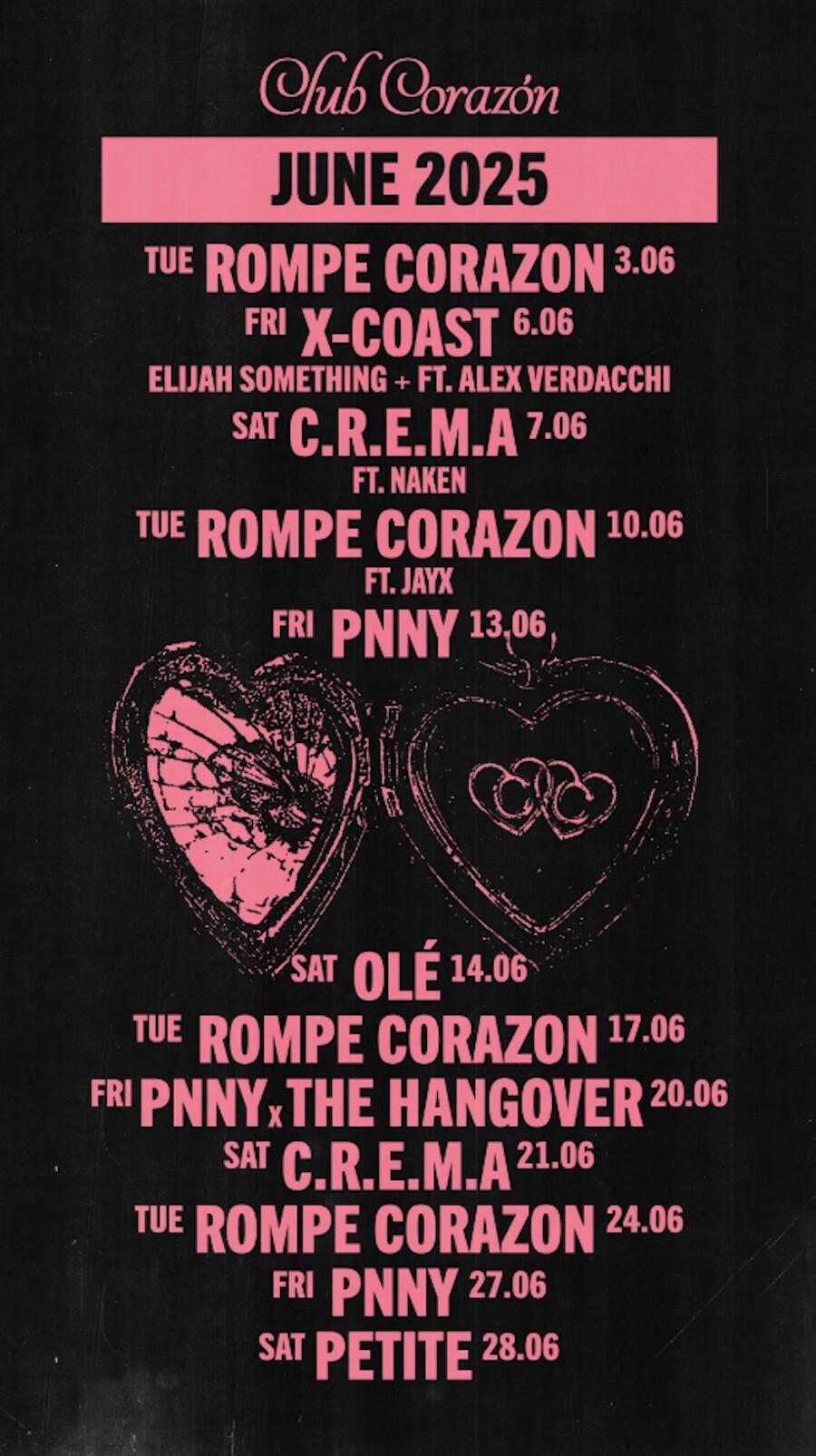 June at Club Corazon