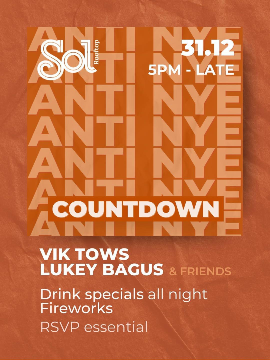 NYD at Sol Rooftop Bali