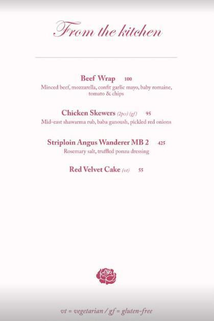 Valentines specials at La Brisa
