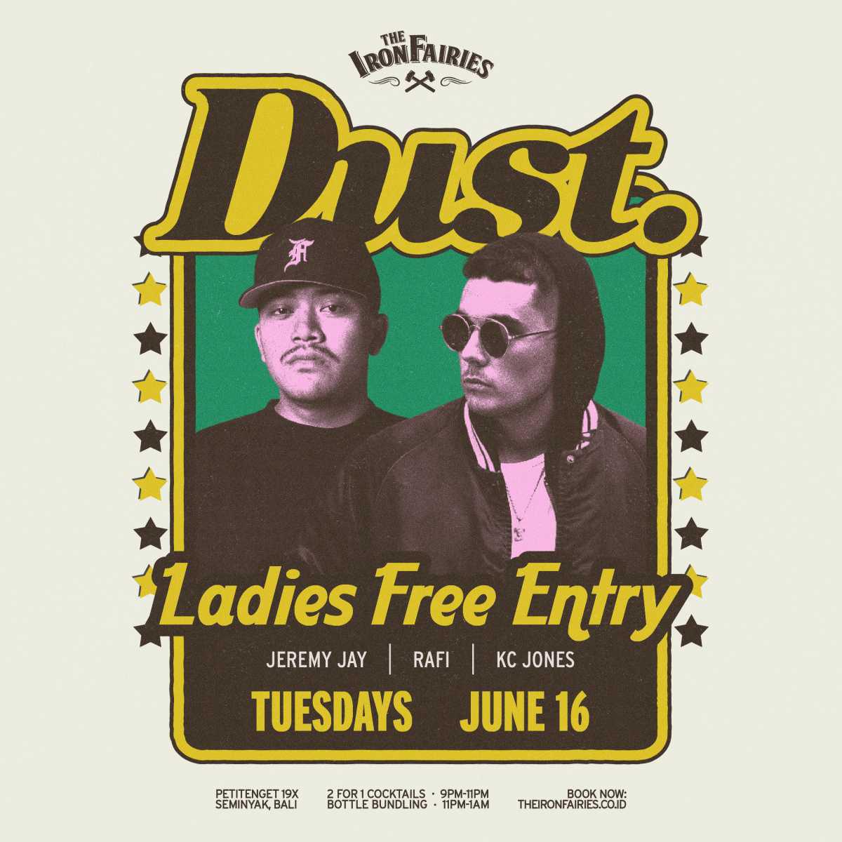 Dust at The Iron Fairies Bali