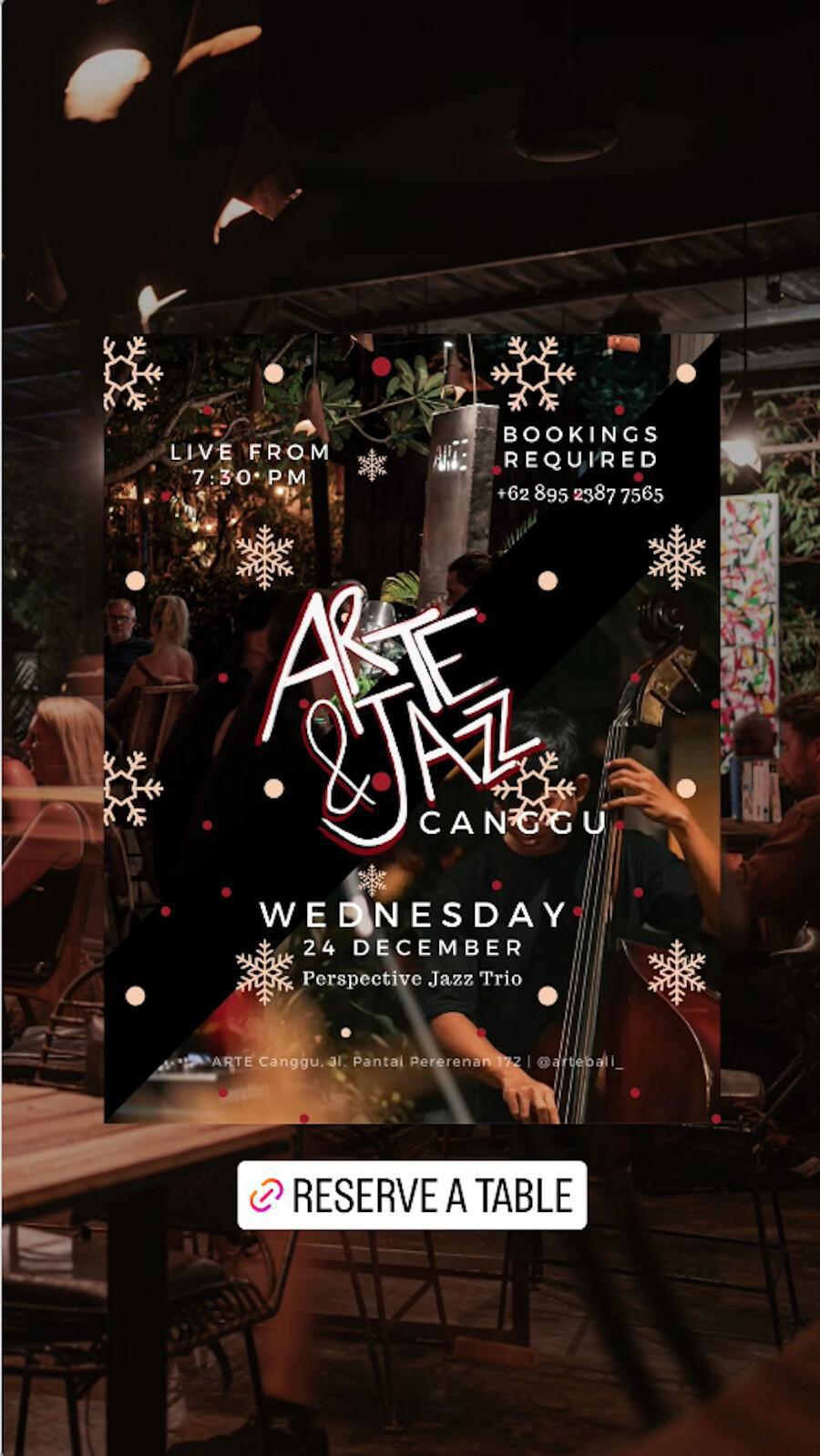 Arte & Jazz at ARTE Canggu