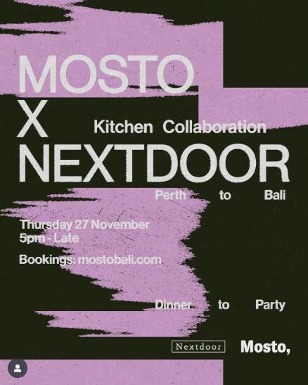 Mosto X Nextdoor at Mosto Bali