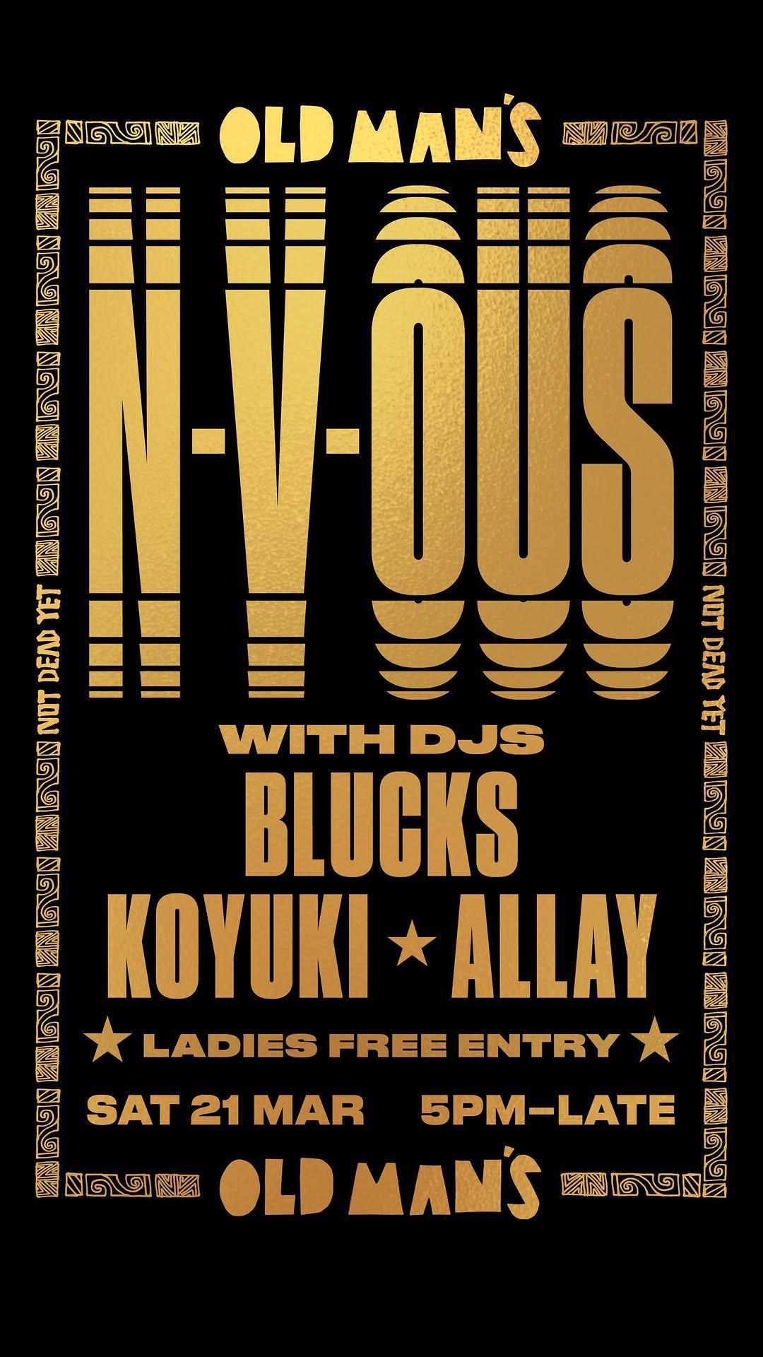 N-V-OUS Party at Old Man's Bali N-V-OUS Party at Old Man's Bali