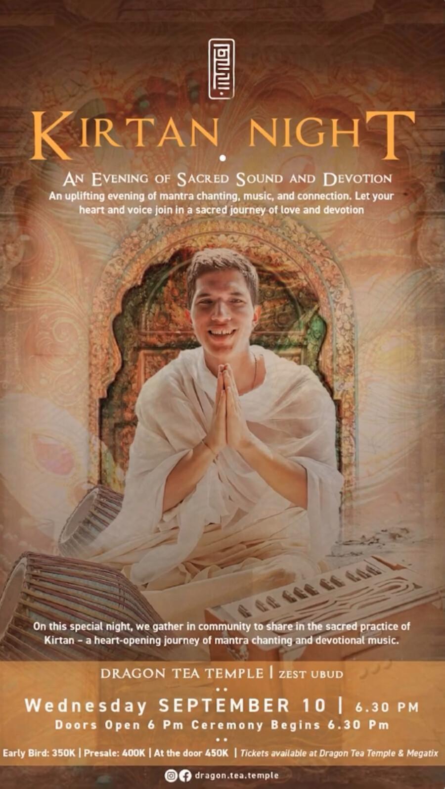 Kirtan Night at Dragon Tea Temple