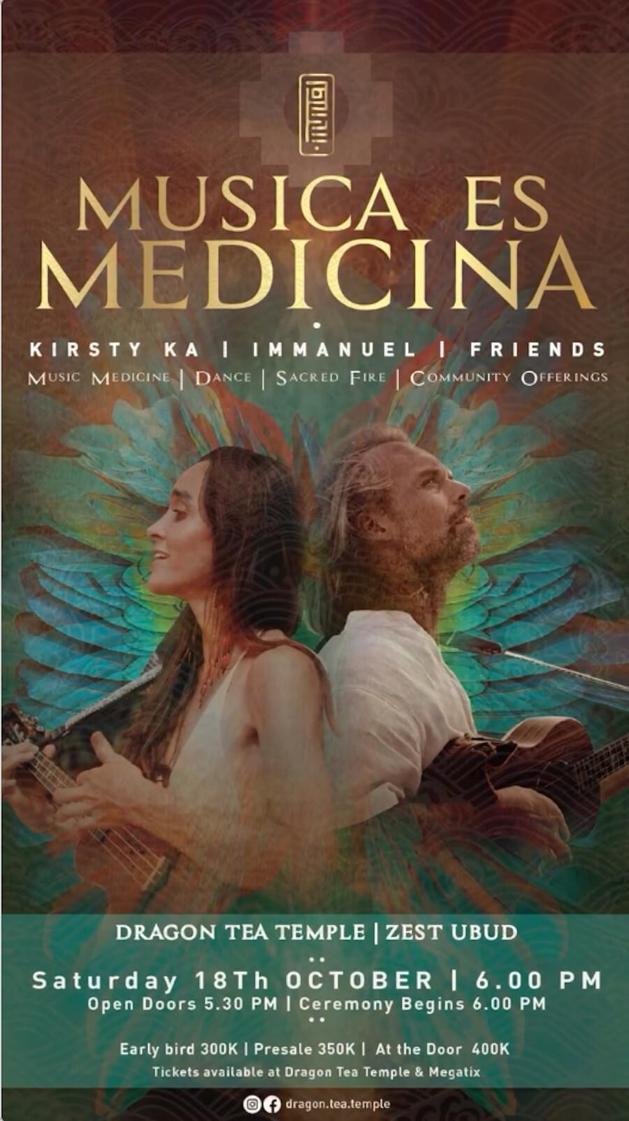 Musica Es Medicina at Dragon Tea Temple