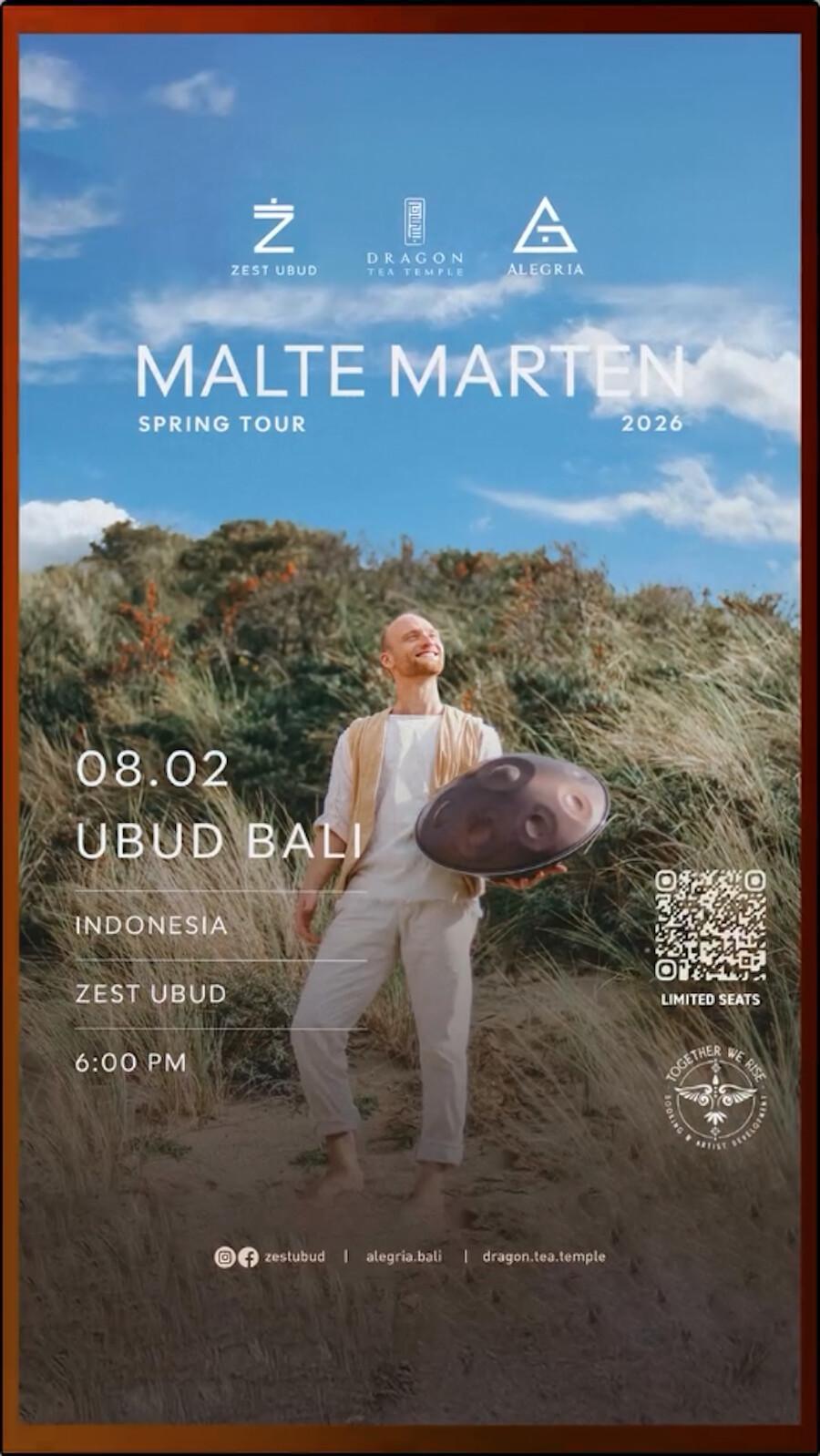 Malte Marten at Zest Garden Temple