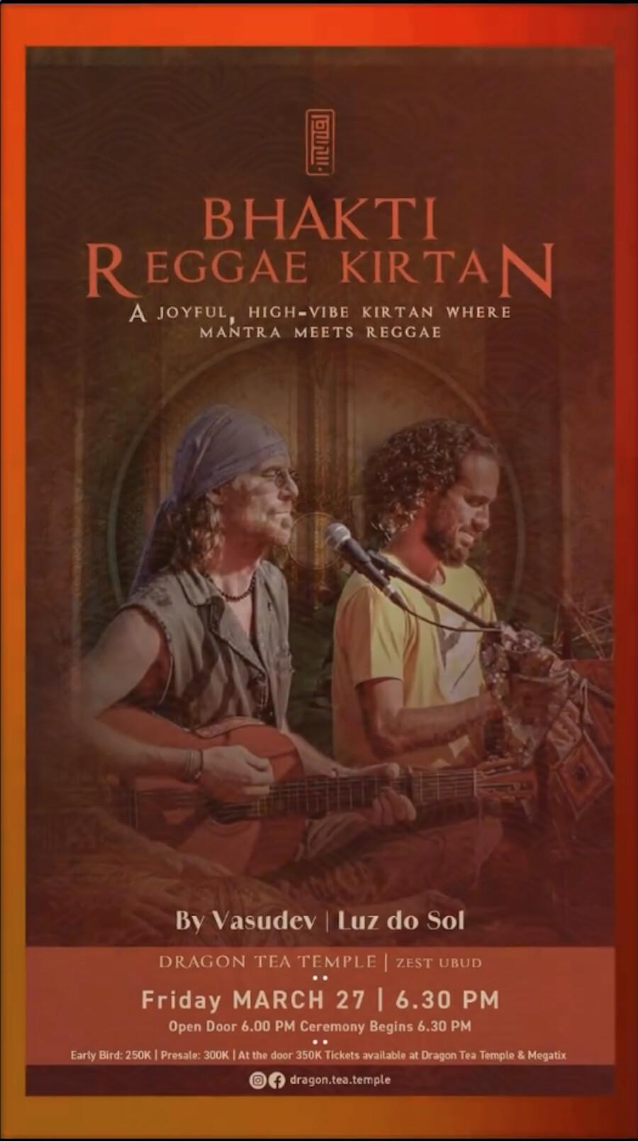 Bhakti Reggae Kirtan at Dragon Tea Temple